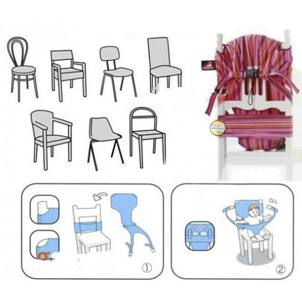 Miny Baby Pembe Güvenli Oturma Sandalye Kiti - 8