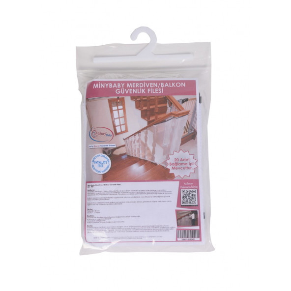 Miny Baby Merdiven/ Balkon Güvenlik Filesi - 3