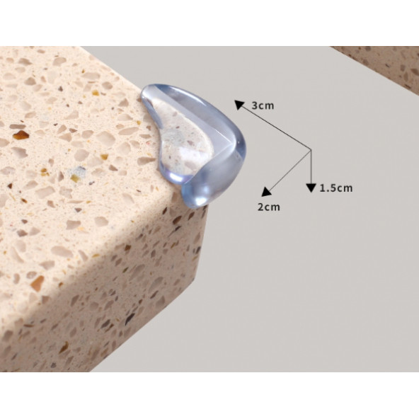 Miny Şeffaf Köşe Koruyucu - 8 Li - 8