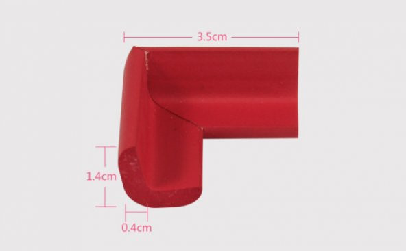 Porakal Safety Kauçuk Mini Kenar+Mini Köşe Koruyucu Seti-Krem - 4