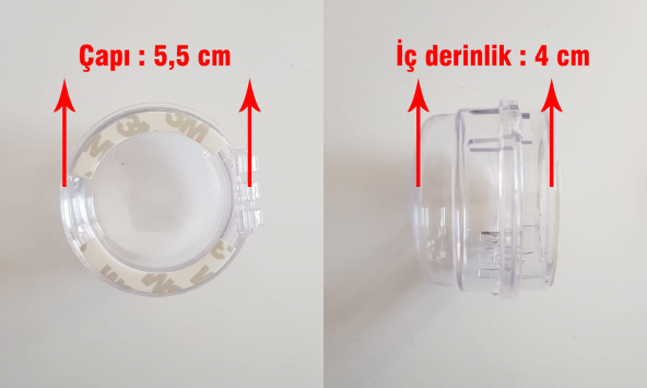 Portakal Safety  Ocak/Fırın Gaz Düğmesi Güvenlik Kapağı 2'li - 5