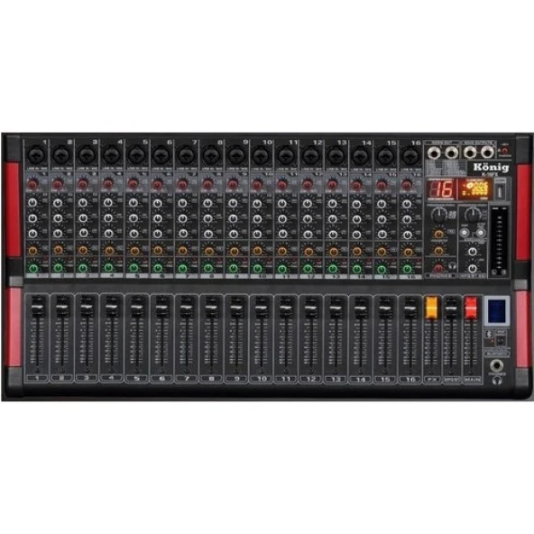 König K-16FX 16 Kanal Deck Mixer - 1