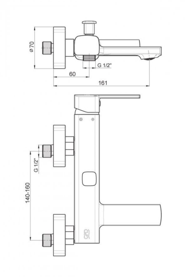 GPD Banyo Bataryası Pedra Mbb160 - 2