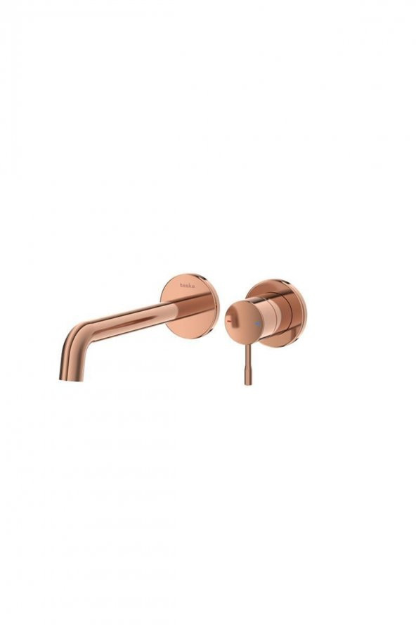 TESKA Atlas Ankastre Lavabo Bataryası-rose Gold