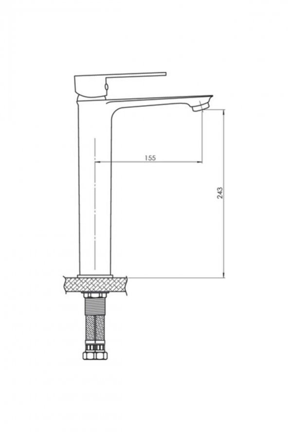GPD Msl155-a Provido Set Üstü Lavabo Bataryası - 2
