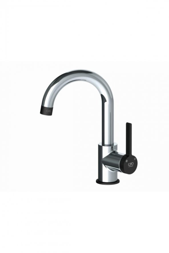 Gpd Gildo Mtl165-K-S Tek Gövde Lavabo Bataryası Siyah - Krom