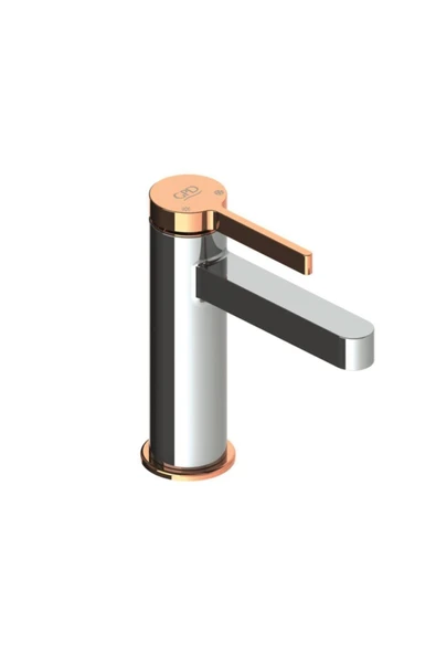 Gildo Mlb165 Lavabo Bataryası Krom Rose Gold ürün görseli 1