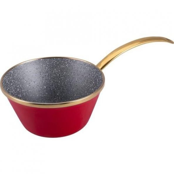 Emsan Troy 14 cm Konik Emaye Sosluk Kırmızı - 3