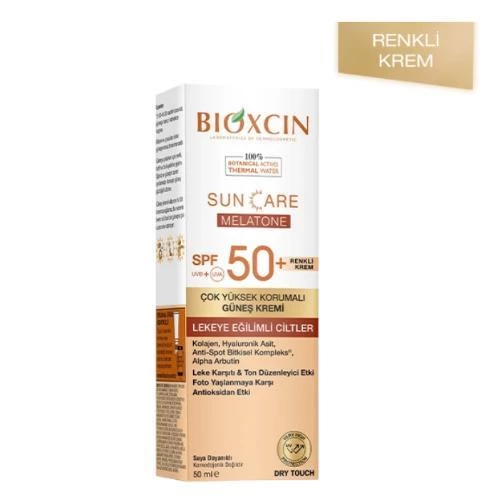 Bioxcin Sun Care Lekeye Eğilimli Ciltler İçin Spf50+ Renkli Güneş Kremi 50 ml