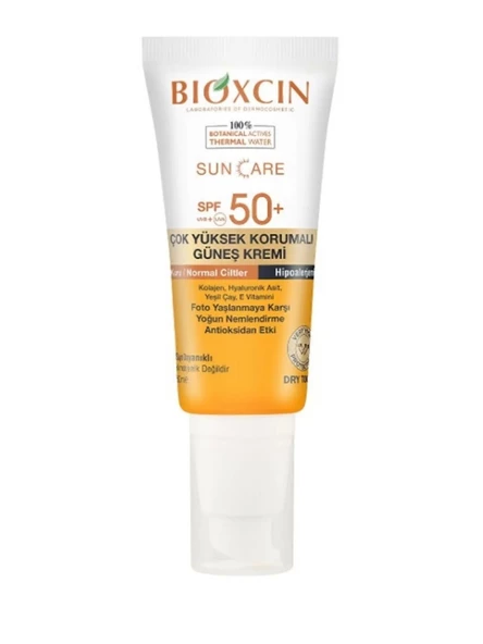 Bioxcin SPF50+ Kuru & Normal Ciltler Güneş Kremi 50 ml