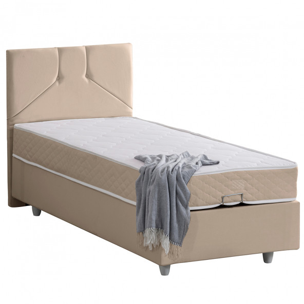 Setay Wick İkili Set, Tek Kişilik Baza Başlık Seti - Bej - 3