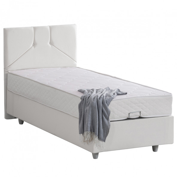 Setay Wick İkili Set, Tek Kişilik Baza Başlık Seti, Beyaz - 3