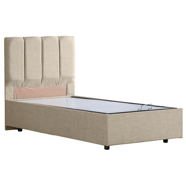 Setay Baza, Defne Tek Kişilik Baza Başlık Comfort Yatak Seti - Krem - 4