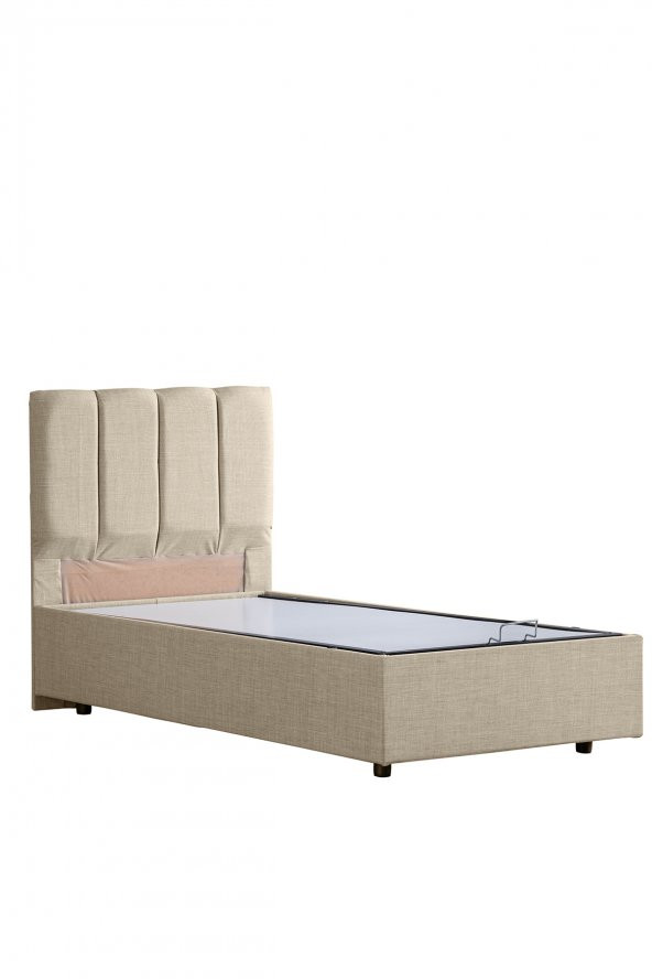 Setay Defne İkili Set, Tek Kişilik Baza Başlık Seti - Krem - 3