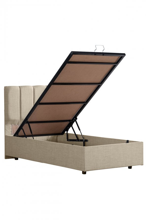 Setay Defne İkili Set, Tek Kişilik Baza Başlık Seti - Krem - 4