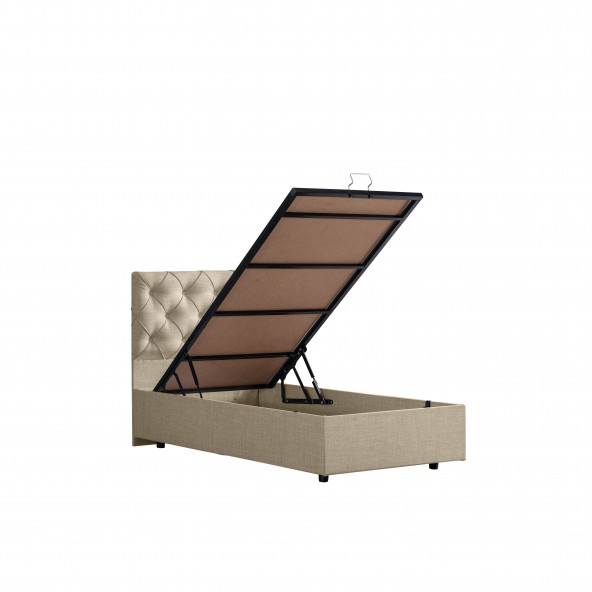 Setay Eylül İkili Set, Tek Kişilik Baza Başlık Seti - Krem - 2