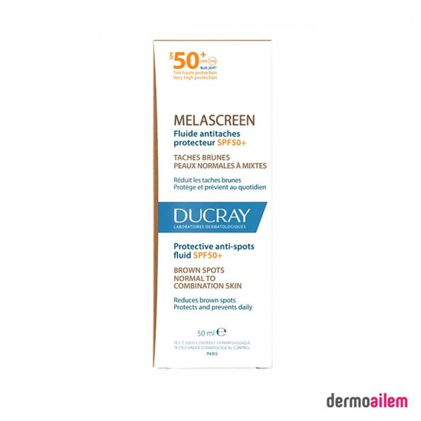 Ducray Melascreen Protective Anti-spot Fluid Spf 50+ Faktör 50 ml