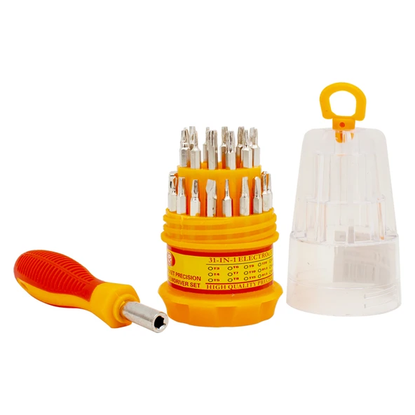 Powermaster 31 in 1 Değiştirilebilir Uç Tornavida Set Huajun Çoklu Tonavida Hassas Tornavida Seti - 4