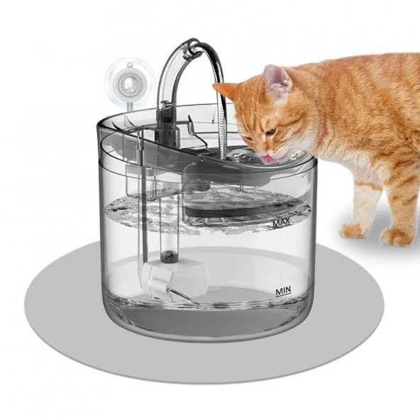 Dailytech Otomatik Pet Kedi Köpek Su Pınarı Çeşmesi Şelalesi Sebil - 8