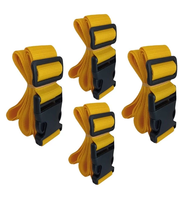 Balp Sarı Renk Valiz Bavul Emniyet Kemeri 4 Adet En 4cm