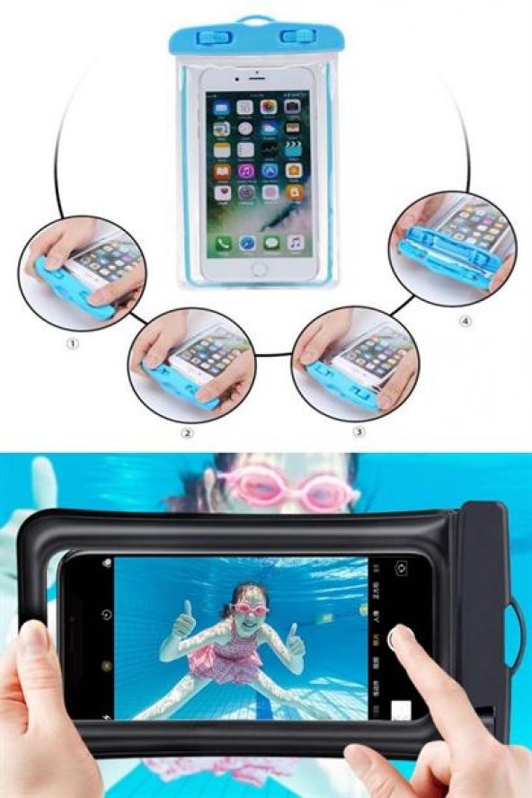 HMT Bisiklete Takılan Su ve Yağmur Gerirmez Telefon Kılıfı Universal