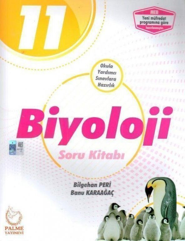 11.Sınıf Biyoloji Soru Kitabı Palme Yayınları