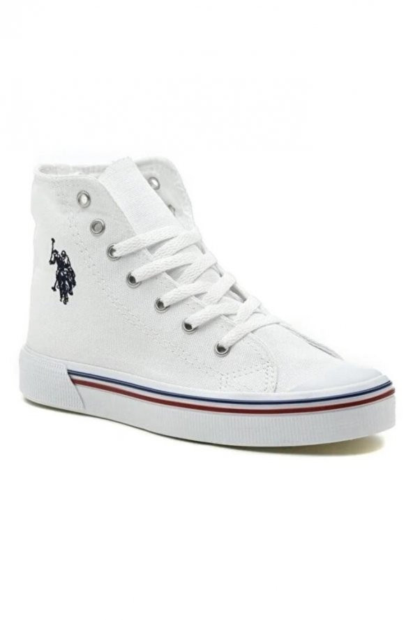 U.S Polo Assn. PENELOPE HIGH 3FX Unisex Sneaker Ayakkabı Beyaz 36-40