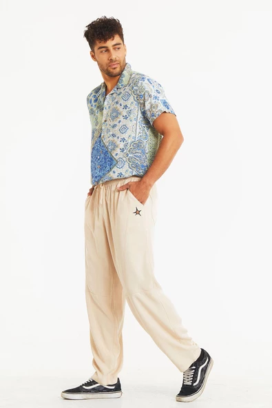 Beli Lastikli Cepli Erkek Pantolon - 4