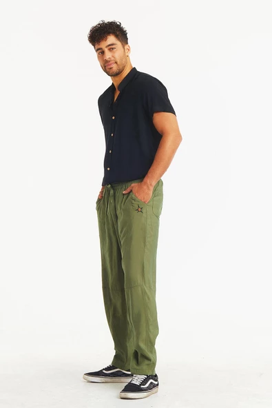 Beli Lastikli Cepli Erkek Pantolon - 4
