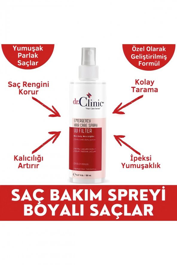 Saç Bakım Spreyi Boyalı Saçlar Için 150 ml