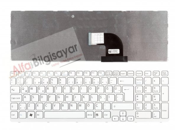 Sony Vaio SVE151, SVE151  Beyaz Renk Klavye, Tuş Takımı Q TR