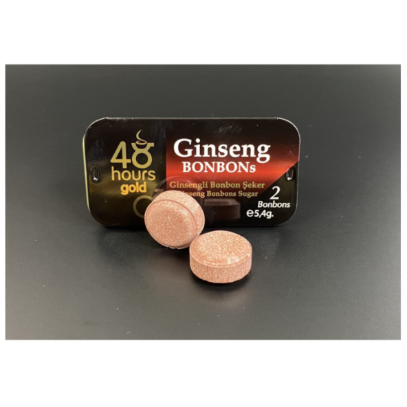 12 Adet 1 Paket 48 Hours Gold Ginseng Bonbon Şeker 2'şer adet