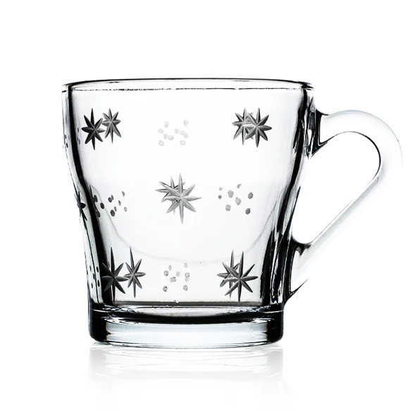 DECOCIA K20 2Lİ CAM KUPA 205CC SEMA DESENLİ ürün görseli