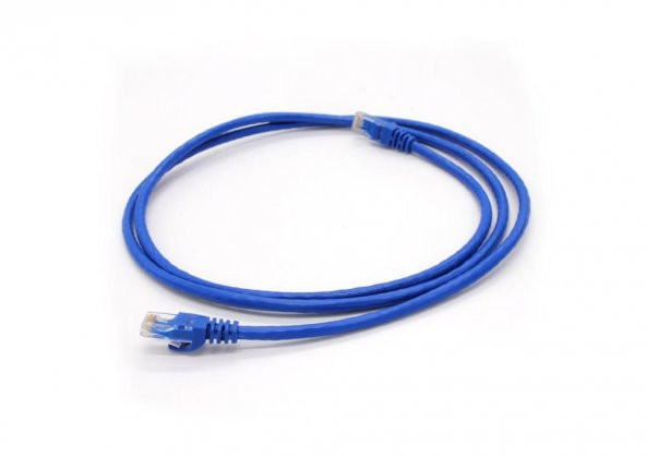 Vcom NP611B-L-2.0 Cat6 2.0MT Mavi Utp Patch Kablo - 2