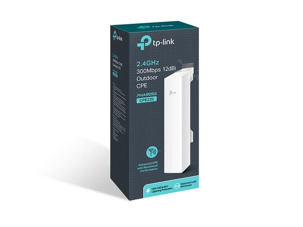 TP-LINK 300Mbps 2.4GHz Dış Mekan Access Point CPE220 - 6
