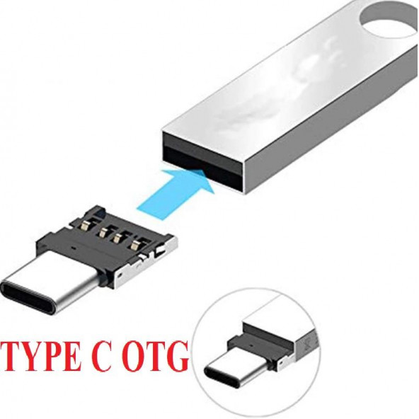 Type C To Usb Çevirici Mini Dönüştürücü Adaptör - 2
