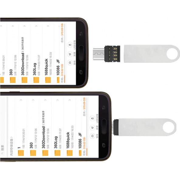 Type C To Usb Çevirici Mini Dönüştürücü Adaptör - 4