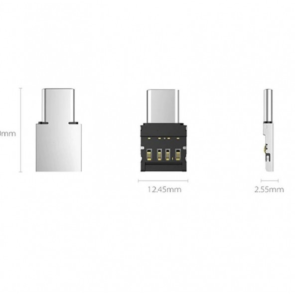 Type C To Usb Çevirici Mini Dönüştürücü Adaptör - 5