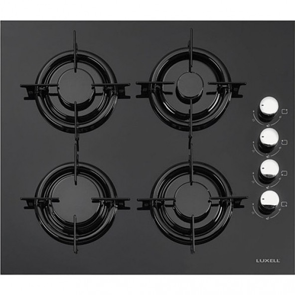 Luxell LX-40 TAHDF Siyah Cam Ankastre Ocak