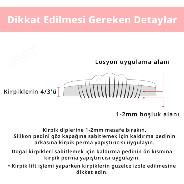 iconsign Kaş Kirpik Perma Lifting Seti Profesyonel Kirpik Perma Full Set - 6