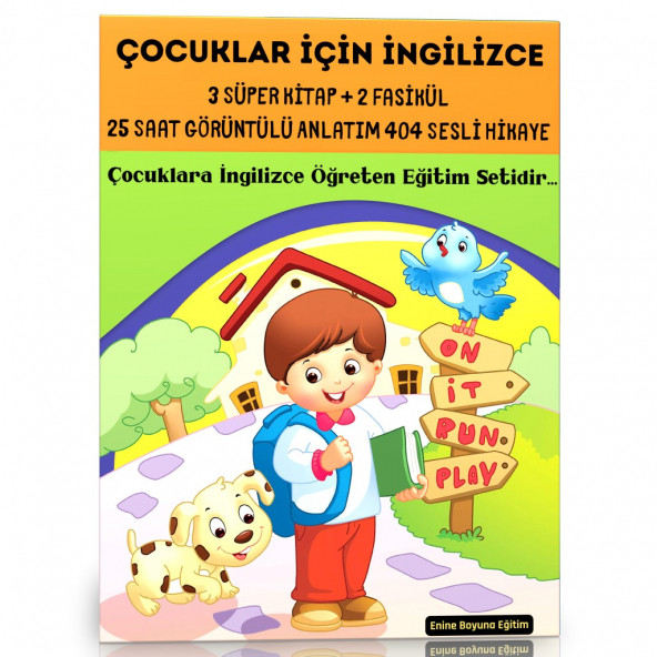 Çocuklar İçin İngilizce Eğitim Seti  3 Kitap + 25 Saat Anlatım - 2