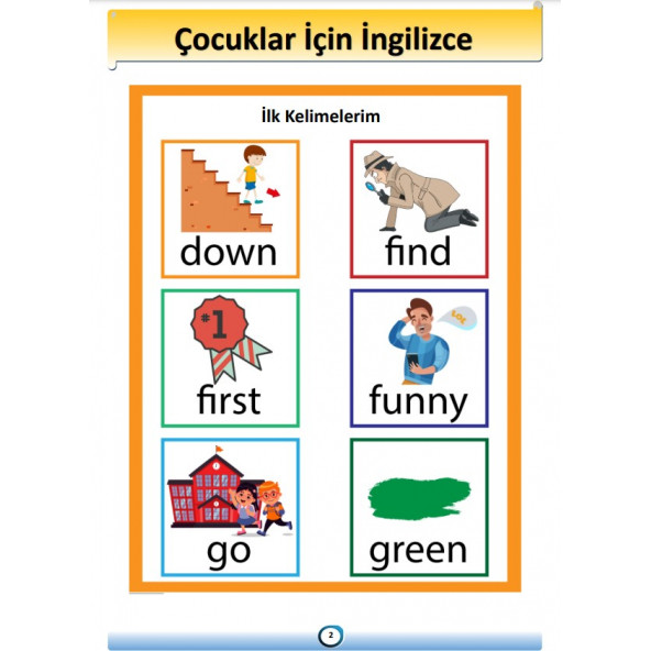 Çocuklar İçin İngilizce Eğitim Seti  3 Kitap + 25 Saat Anlatım - 5