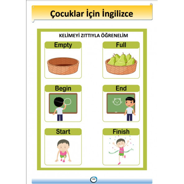 Çocuklar İçin İngilizce Eğitim Seti  3 Kitap + 25 Saat Anlatım - 6