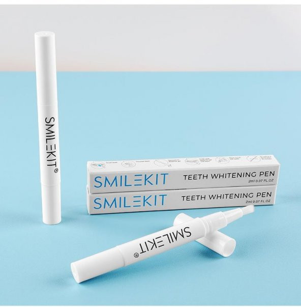 Valkyrie Smilekit 2 Adet Diş Beyazlatıcı Parlatıcı Kalem 4ml Kolay Kullanım - 4