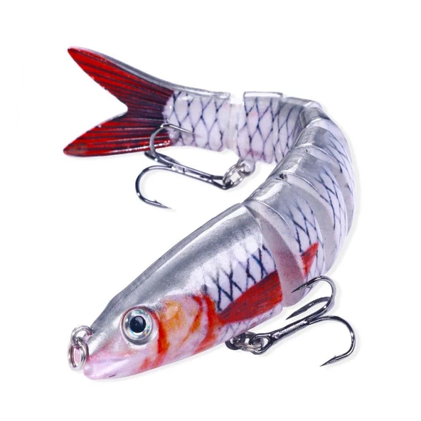 Valkyrie 8 Eklemli 3D Oynak Rapala 13.5gr Sahte Balık Yem Wobblers Swimbait Tuzlu ve Tatlı Su