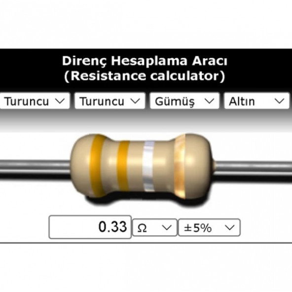 OEM 0.33 R (Ohm) Direnç