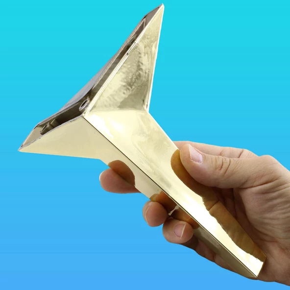 Kale Lüks Mobilya Kanepe Tv Ünitesi Koltuk Ayağı 18 Cm Altın Gold Konsol Ayakları - 6