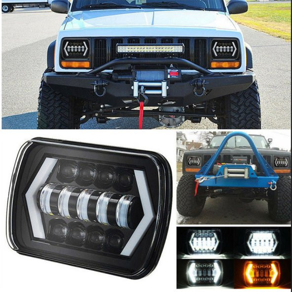 Offroad sis lambası beyaz, amber sinyal 60w 12-60v adet/ LASS300 - 5