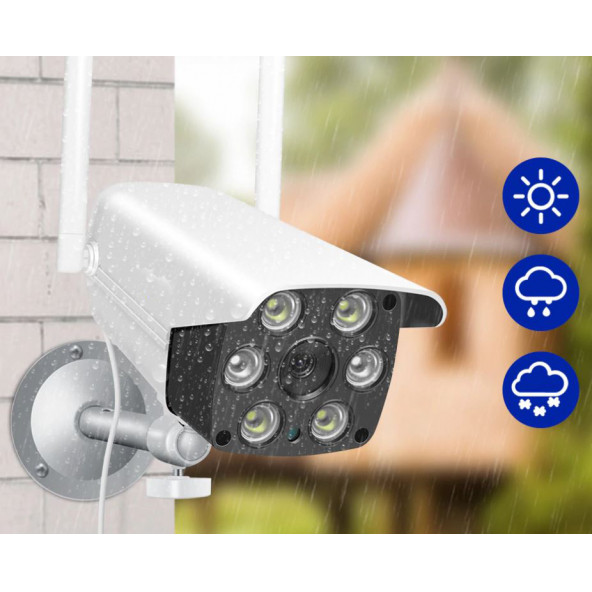 2 MP Çift Antenli Wifi Dış Mekan Güvenlik Kamerası KD-1702 - 7