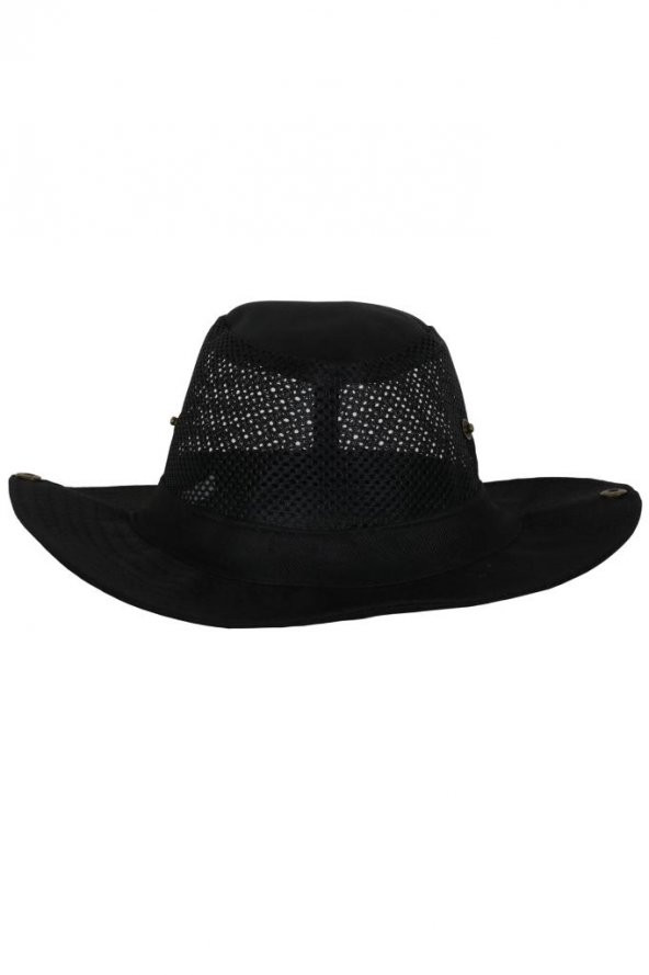 Siyah Kovboy Şapkası RAR01009 Fötr Şapka